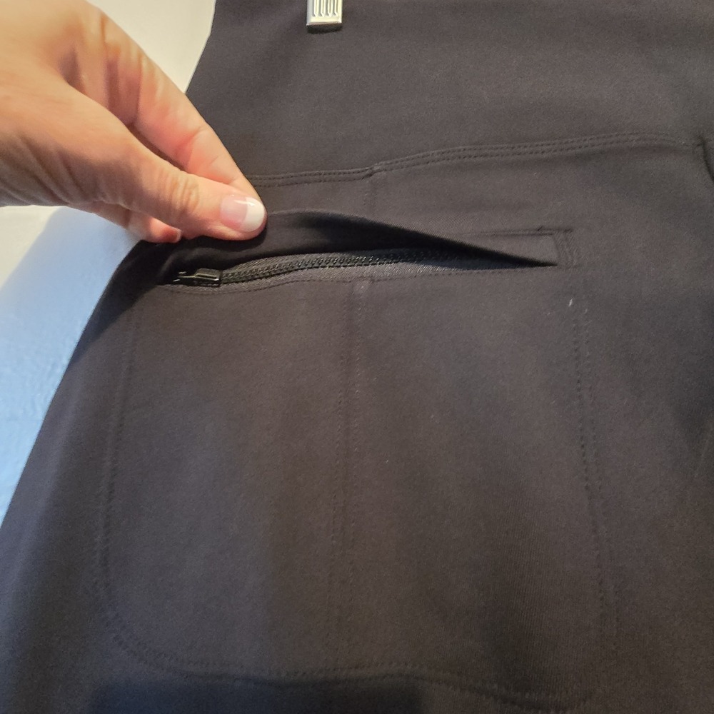 Athleta NWT Delancey Flare Pants Women's LG Black #986044 Work Office Stretch - Picture 12 of 12